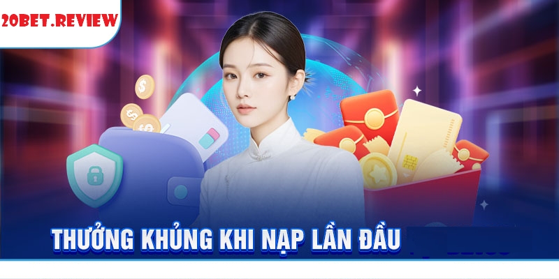 Thưởng khủng khi nạp lần đầu